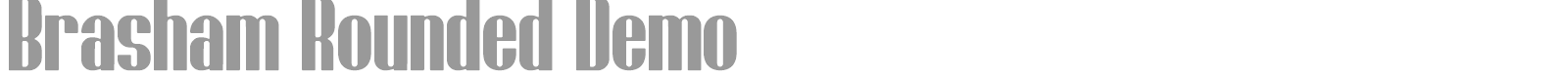 Brasham font preview